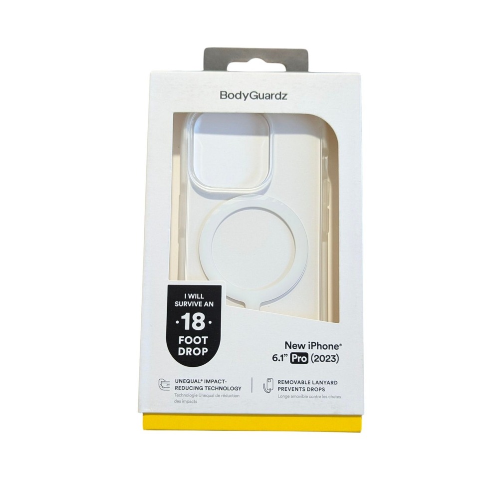 E8. BodyGuardz Ace Pro W/MagSafe Clear Case iPhone 15 Pro (iphone 6.1 Pro‎ 2023)